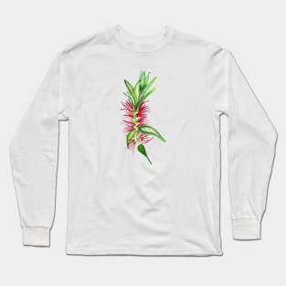 Australian Native Bottlebrush Flower Long Sleeve T-Shirt